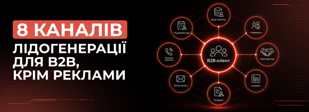8 каналів лідогенерації для B2B, крім реклами - Бюро продажів